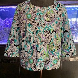 Paisley Dress Barn Summer Jacket Size 22/24 🌺🌿